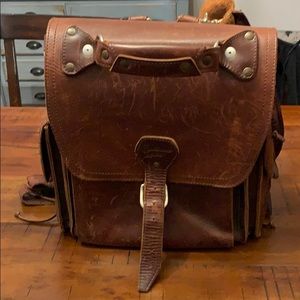 Saddleback leather Chestnut large backpack